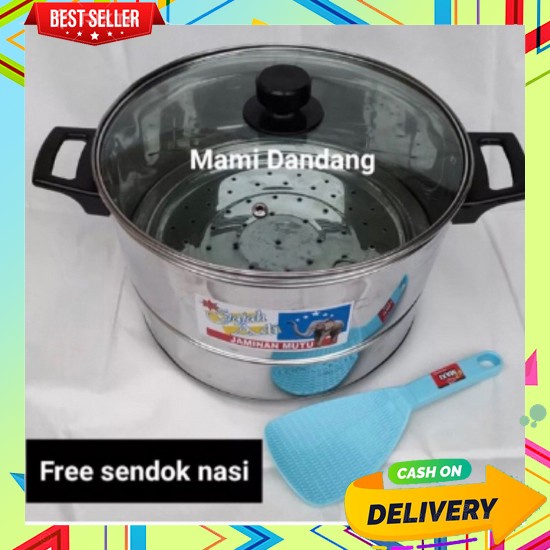 Panci Set Isi 5 Pcs Anti Lengket Promo 3 In 1 Stainless Tebal Murah Psnci Jawa Pani Enamel Serbaguna