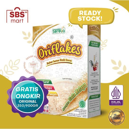 

ORIFLAKES Original Gold Sereal Kesehatan Plain / Dengan Gula Kelapa