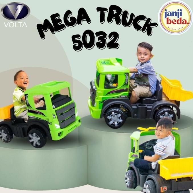 Mainan Truk Pasir Anak Maenan Mobil Aki Truck Megatruck Volta 5032