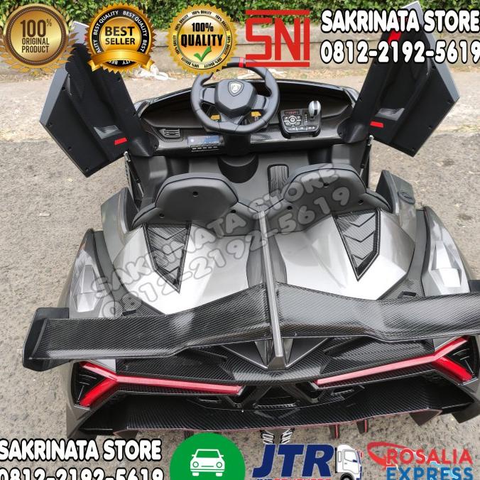 Mainan Anak Laki Laki Mobil Aki Lamborghini Veneno Lisensi