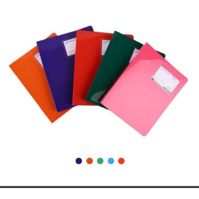 

Terlaris-clear holder A5 / dokumen keeper isi 20 lembar. 19x24 cm inter x folder