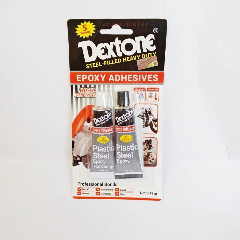 

Lem Besi DEXTONE 48gr 5 menit/ Lem Kayu / Lem Logam / Lem Kaca / Lem Keramik / Lem Baja ORIGINAL TERMURAH
