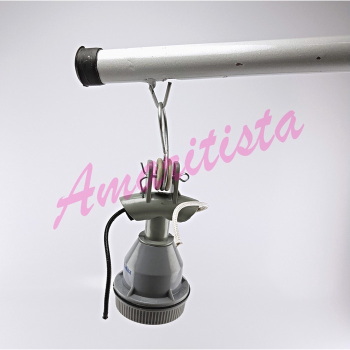 tiang besi gantung lampu jalan , bisa juga untuk gantung rumah burung tokolaris1629