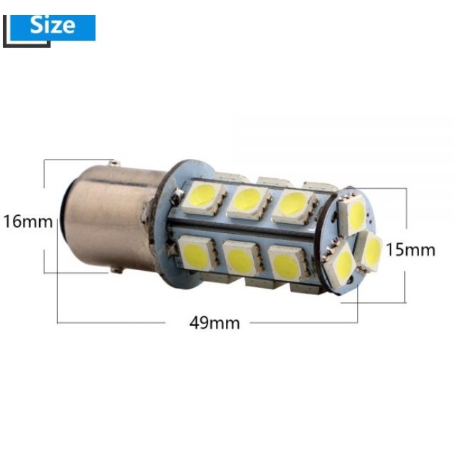 LAMPU REM TRUK BIS LED KEDIP 1157 24VOLT 18 TITIK BUS / DOP STOP TRUK TOP