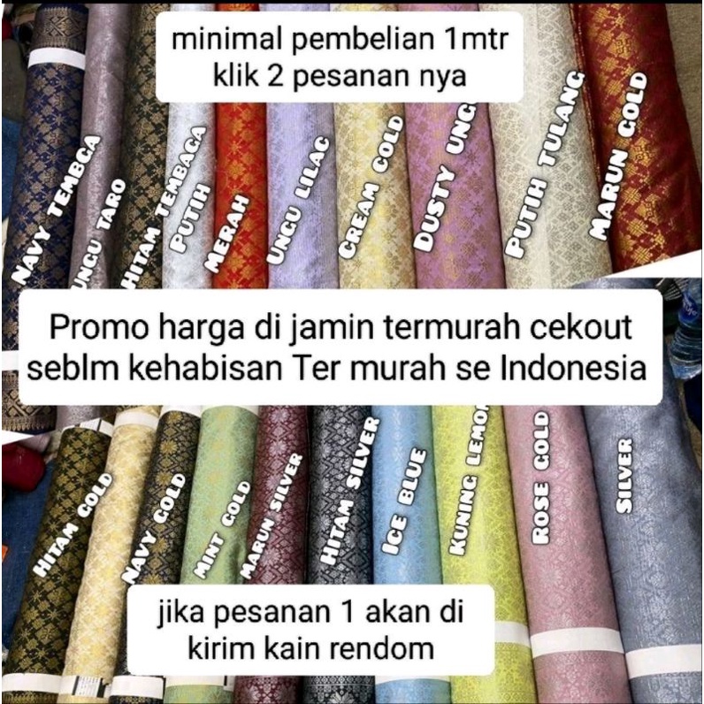 Kain Songket Palembang Murah Songket Tenun Songket Mesin
