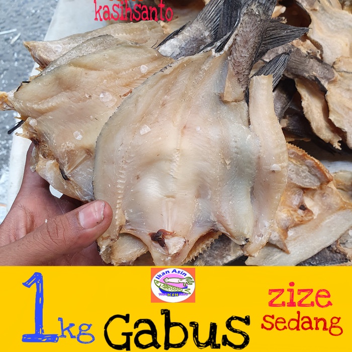

Ikan Asin Gabus 1Kg Bestseller Daging