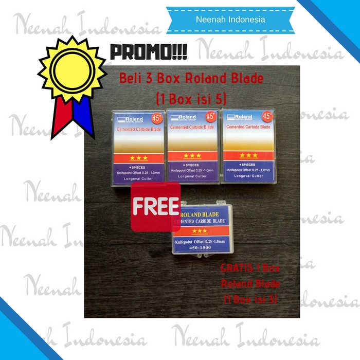 

Terlaris Promo Pisau Roland 45/ Jinka/ Pisau Cutting/ Beli 3Box Gratis 1Box