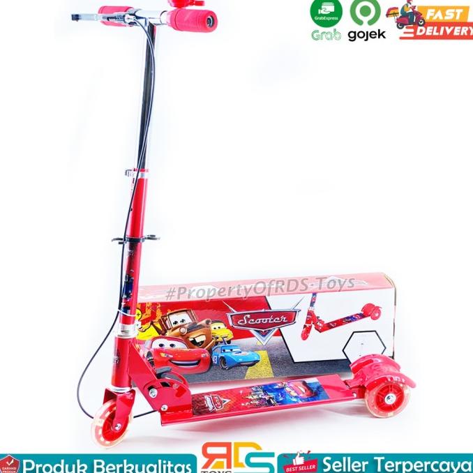 Mainan Anak Scooter Roda 3 Mainan Skuter Anak Sekuter Otoped Karakter