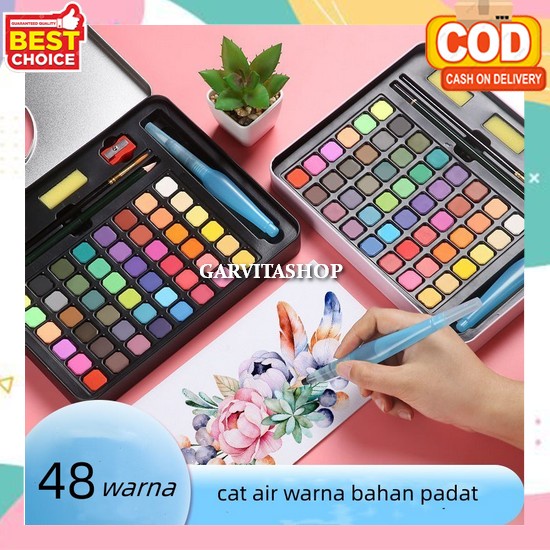 

Watercolor Set Art Padat Cair Cat Lukis Kanvas Watercolour Painting Non Toxic Tidak Beracun Water Color Set Cat Air Lukis Lengkap Cat Air Anak Set Lengkap Lengkap Semua Warna Murah Dan Bagus Cat Air Warna 36 Dan 48 Warna /Alat Cat Air Warna Per Set (
