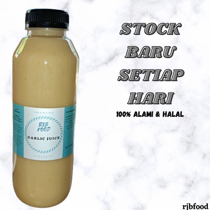 

500ml Jus Bawang Putih Tunggal Jahe Merah Lemon Madu Hutan Cuka Apel