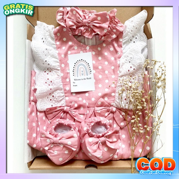 Kado Bayi Baru Lahir 0-12 Bulan Perlengkapan Babey Kado Lahiran Gift Kado Fashion Premium Hempers Le