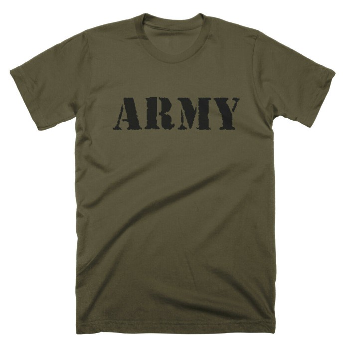 Baju Kaos Army Military Fitness Workout