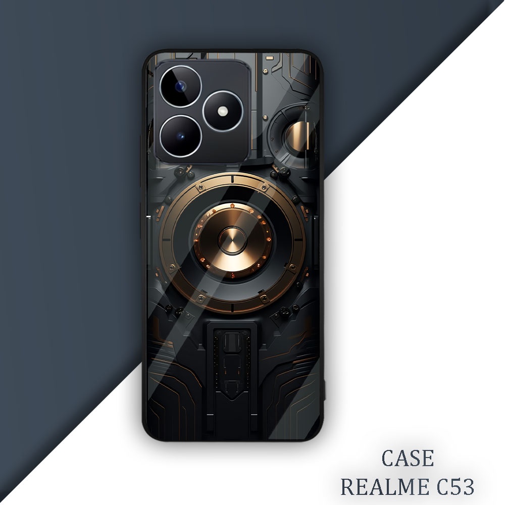 Case Glosasy Realme C53 [RK10] Casing Rubber Tpu Realme C53 | kesing Silicon Premium Rog Mesin 2