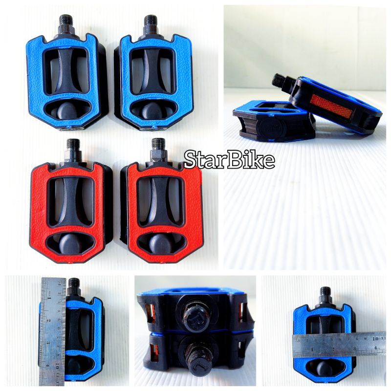 Pedal Sepeda Bmx Mini Mtb As Besar Sepasang Pacific