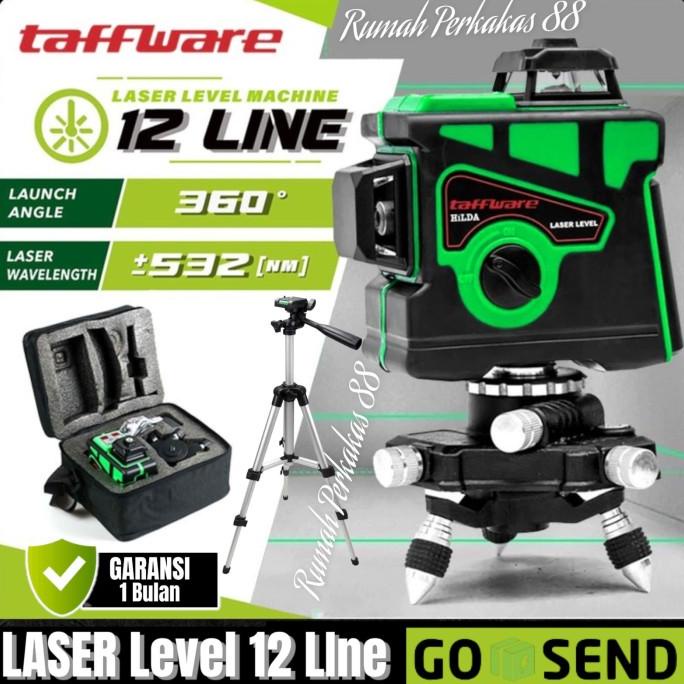 Laser Level 12 Line HILDA Laser 3D Mesin Leveling High-precision