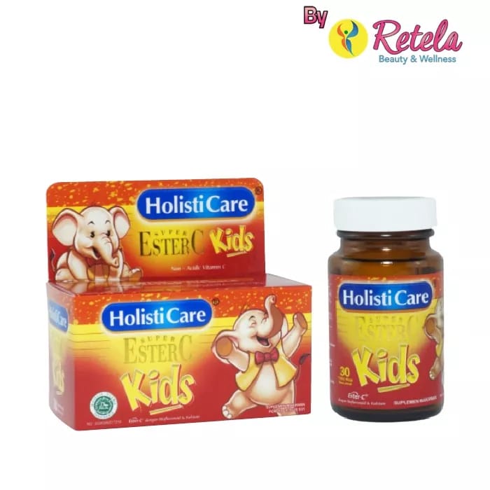 Holisticare Ester C Kids 30 Tablet Kunyah/ Vitamin C