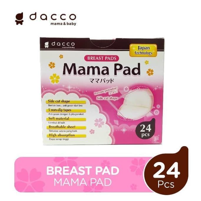 Terbaik Mamapad Breastpad Isi 56 / 24 Pcs 3D Side Cut Shape Dacco / Mama Pad Breast Pad Premium 68 E