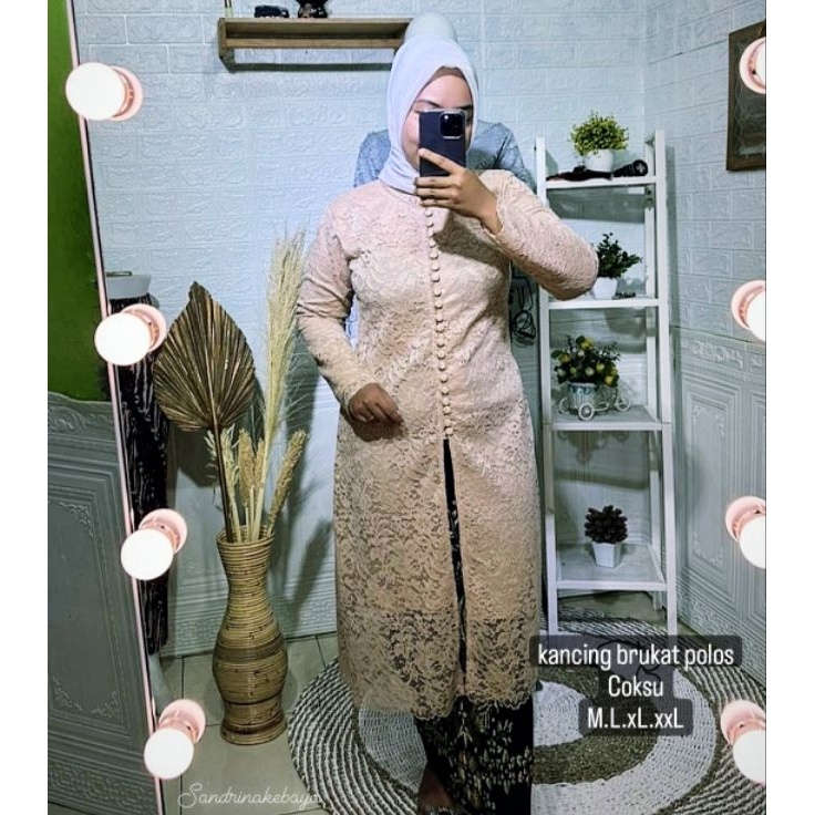 Terlaris dan Termurah stelan kebaya brokat ibu/baju pesta/