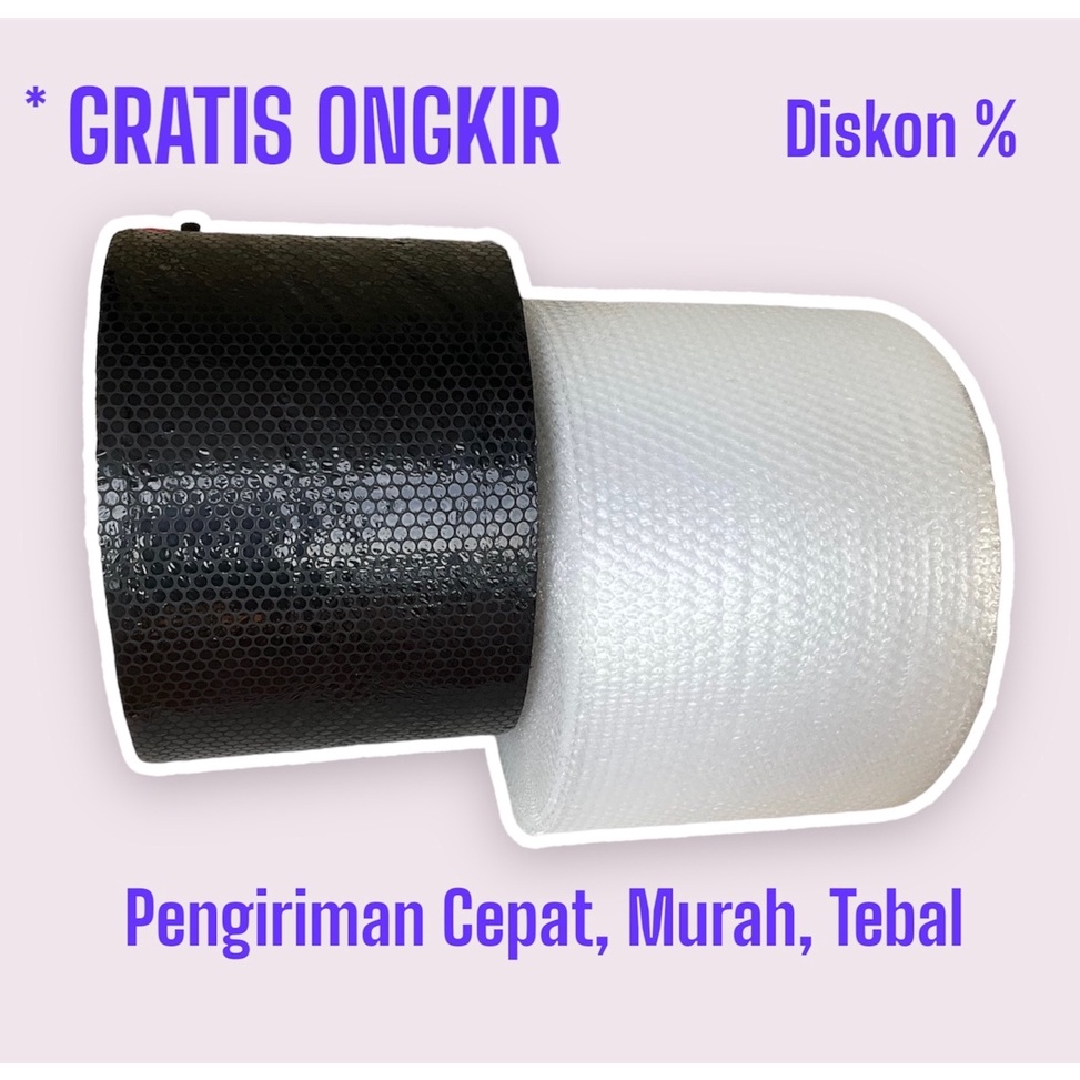 

Bubble wrap 50 m x 30 cm murah bagus / plastik bubble tebal bisa COD FREE ONGKIR Promo ノ♪