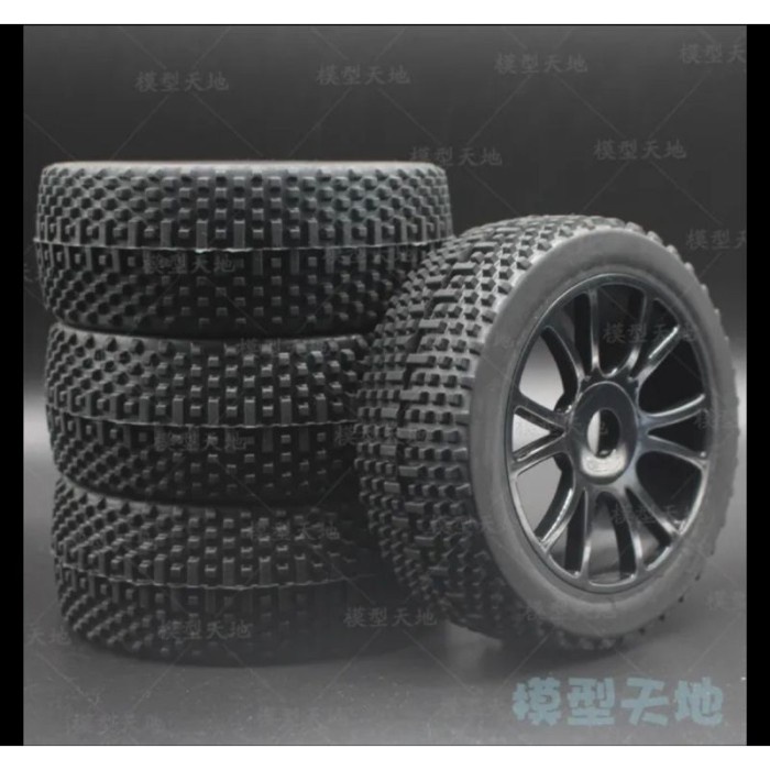 DISKON SPESIAL BAN BUGGY 1/8 SOFT RUBBER TIPE HEX 17MM TERLARIS