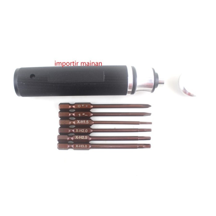 FLASH SALE OBENG SET RC HOBBY RC CAR RC AIRPLANE RC BOAT YZ-019 6 IN 1 HEX DRIVER TERBARU