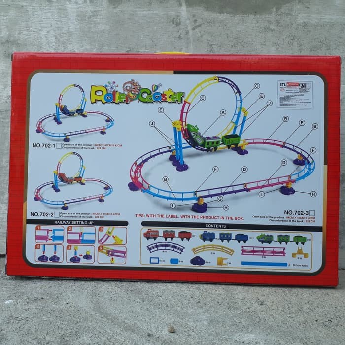 DISKON SPESIAL MAINAN ROLLER COASTER CHUGGINGTON BATRE - TRACK KERETA ANAK EDUKATIF TERLARIS