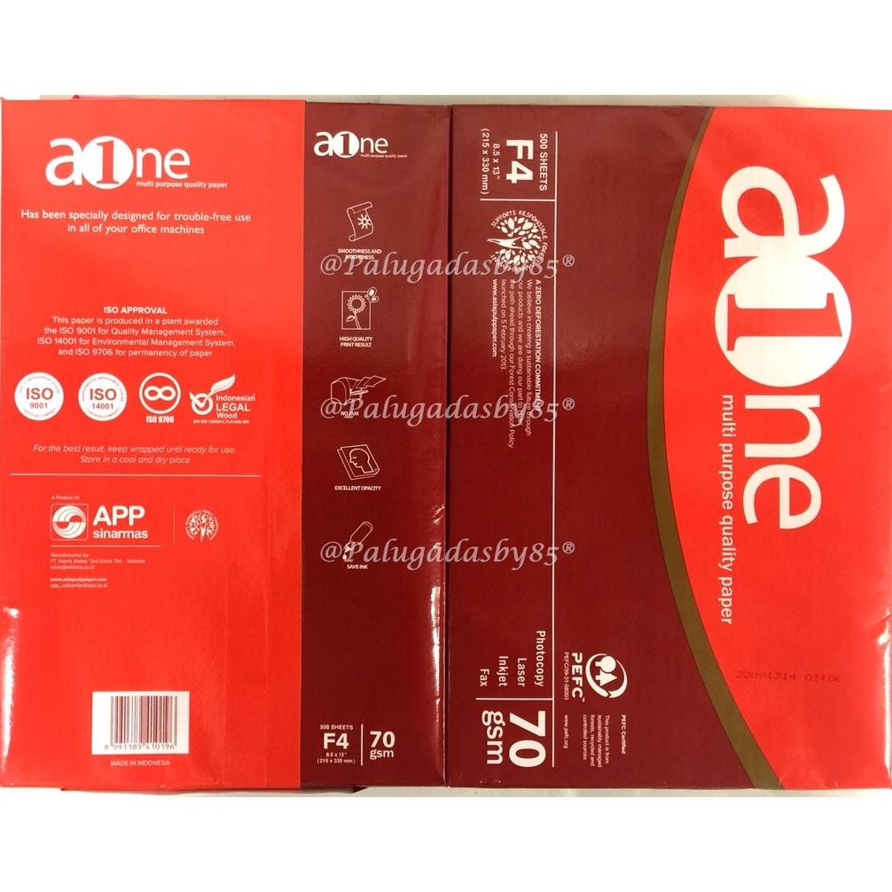

ERA183 Kertas HVS AONE F4 70 Gram (1 Pak) / Kertas HVS A-ONE F4 70 / HVS A ONE F4 70 / HVS F4 70 Gsm / HVS A ONE / HVS A1ONE / HVS A1 ***