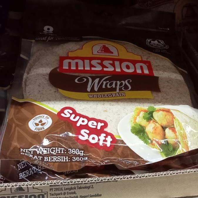 

.........] MISSION WRAPS WHOLEGRAIN SUPER SOFT 8 WRAP 360 gr