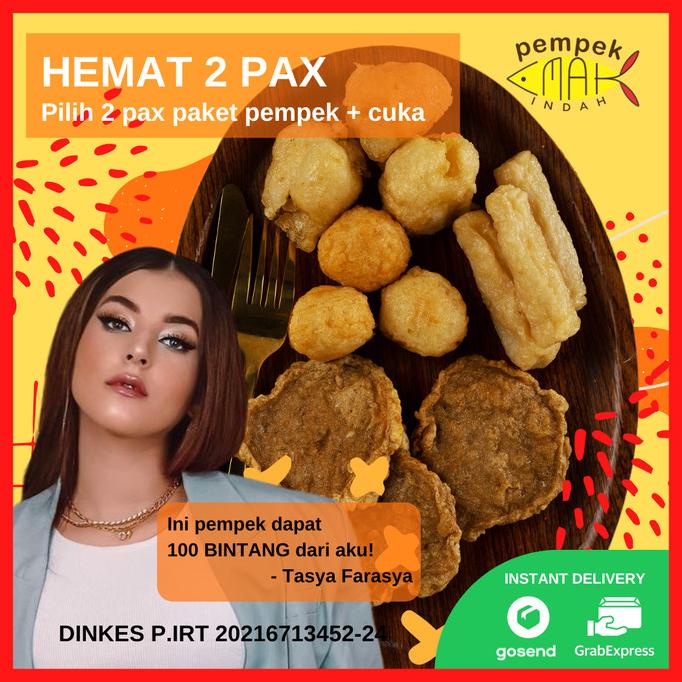 

PEMPEK EMAK INDAH - PEMPEK MPENAK PALEMBANG ASLI - Paket Pempek 2 Pax