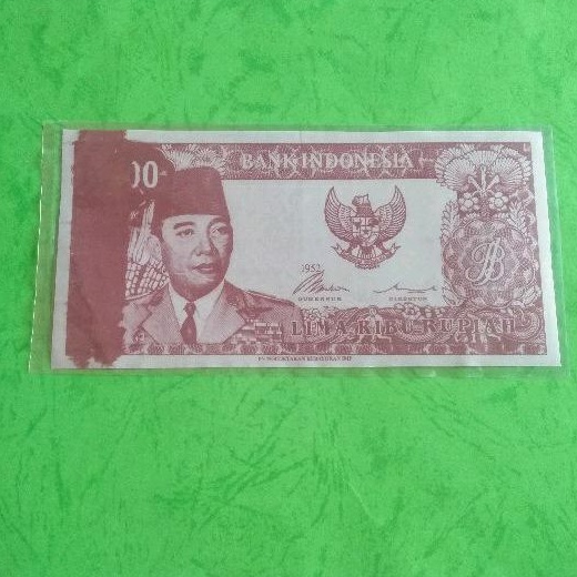 Uang kuno Soekarno 1000 Bisa Menggulung 1 Penari