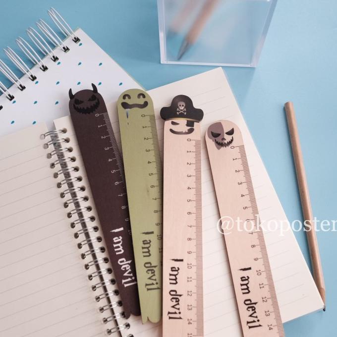

Open DS] Penggaris mistar ruler alat menggambar anak halloween stationery korea