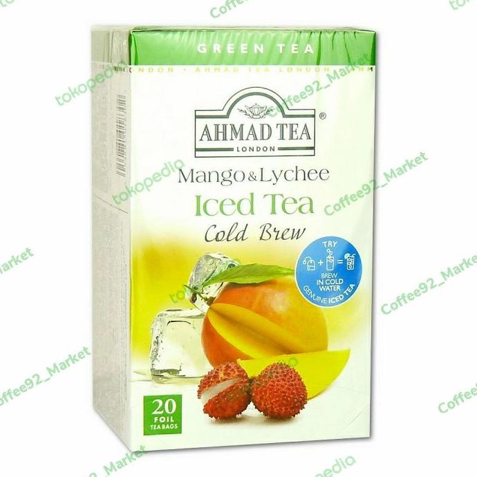 

.........] AHMAD TEA Mango & Lychee Cold Brew Iced Tea 20 bags