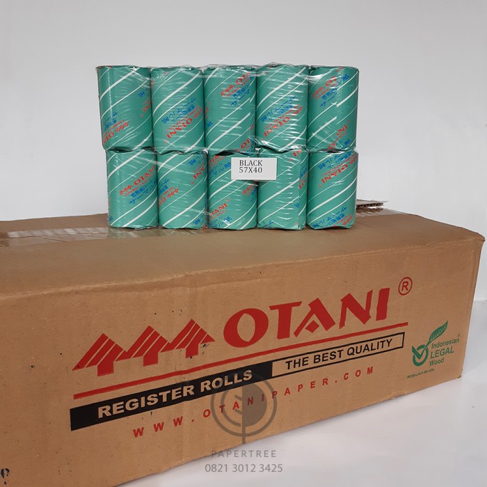

[DUS] Register Rolls / Kertas Struk Thermal Merk Otani Uk. 57 x 40 mm HOT SALE