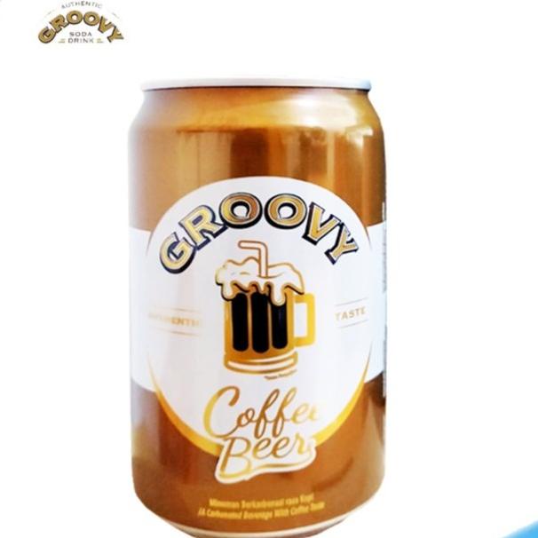 

_^_^_^] Groovy Coffee Beer Soda Kopi Bir Drink 330ml (3 Kaleng) Can