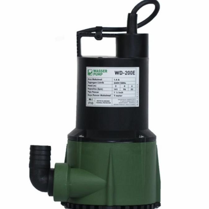 #@#@#@#@] Pompa Celup WASSER WD 200E Submersible Pump WASSER WD200 E Pompa Air