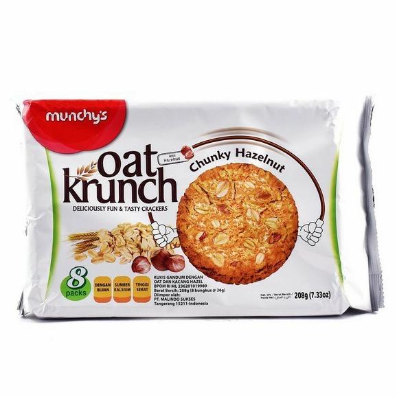 

!!!!!!] MUNCHYS Oat Krunch Chunky Hazelnut 208gr