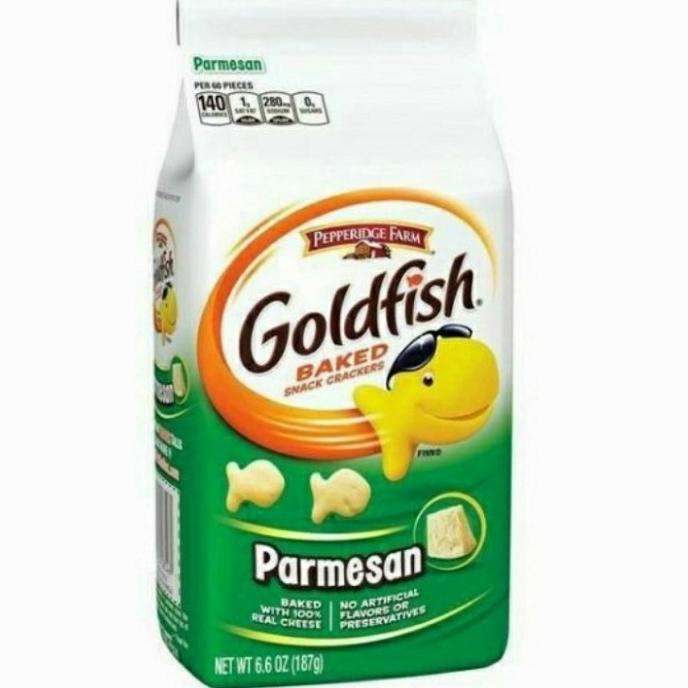 

>*>*>*>*] GOLDFISH Baked Snack Crackers Parmesan 187gr Pepperdge Farm
