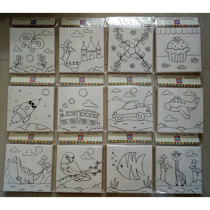 

Bestseller Kanvas Lukis Anak 20Cmx20Cm