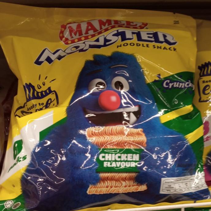 

@@@@] MAMEE MONSTER NOODLE SNACK CHICKEN FLAVOUR 8 pcs snack mie