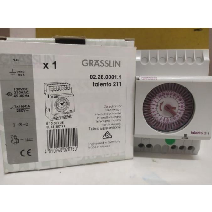 GRASSLIN TIMER TALENTO 211 GERMAN PRODUCT