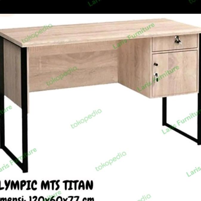 Meja Tulis Meja Kantor Kaki Besi Mts Titan Olympic
