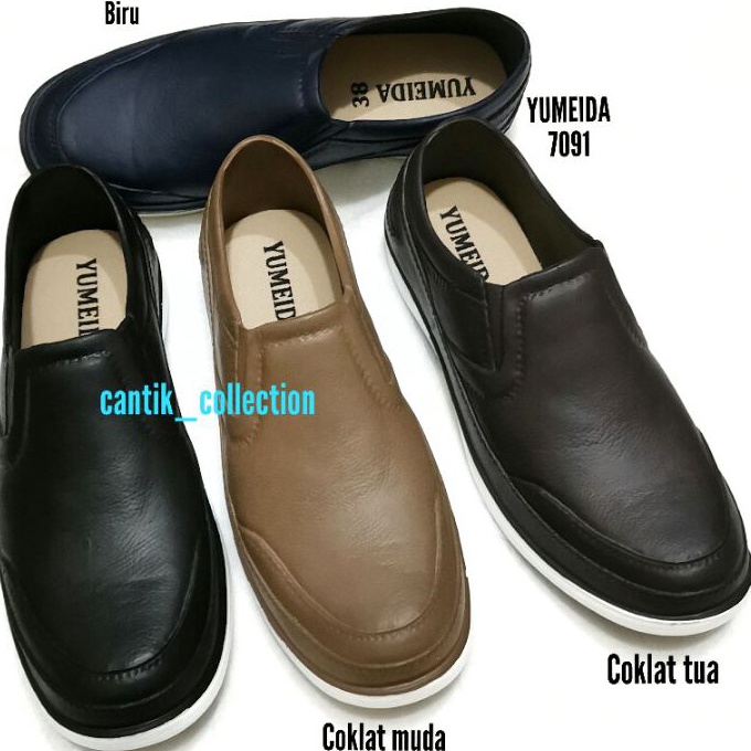(E-✯P➸D> Sepatu Pantofel Pria Karet Yumeida 7091 - Sepatu Karet Pria Yumeida 7091 - Sepatu Karet ANA