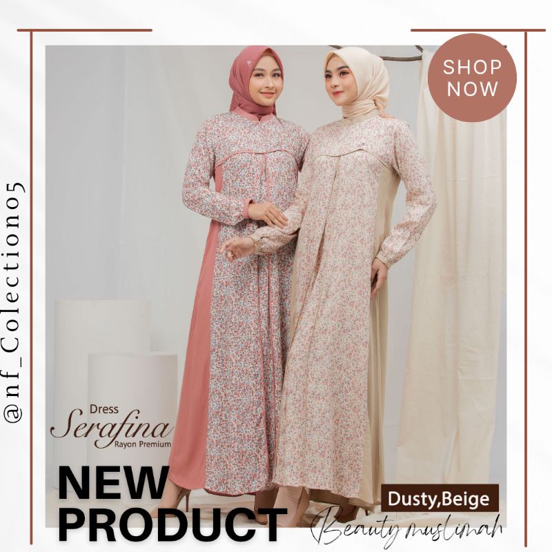 TERMURAH  Serafina dress by arrafi ori || dress wanita dewasa terbaru 2022 arrafi ori || dress panja