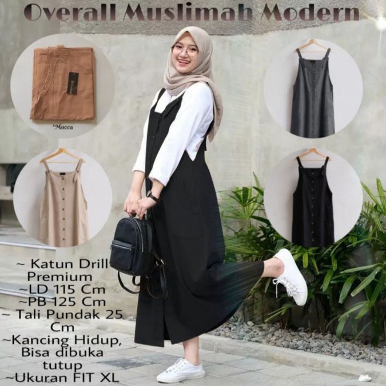 Promosi SpesialJ4v9U MAGGIE OVERALL PREMIUM | OVERALL ROK KODOK | DREES | MAGGIE OVERALL KANCING HID