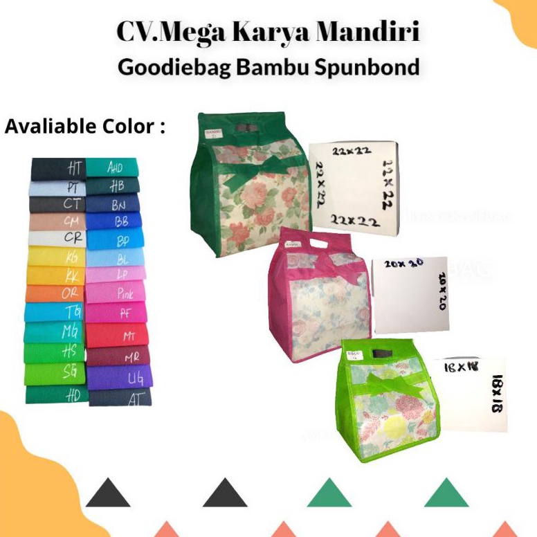 

COD Goodiebag Bambu 20x20 Isi 12pcs 9834