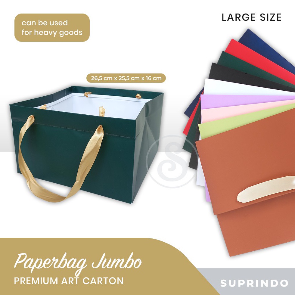 

Premium Paper Bag 26.5 x 25.5 x 16 (L) 45