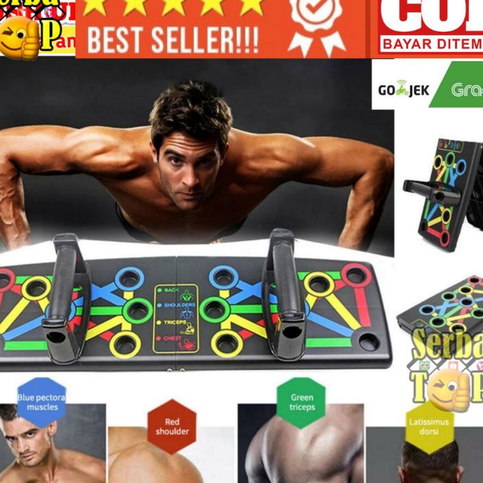 Terbaik.. Papan push up Push Up Board board speeds push up bar portable pushup push up bar stand tem