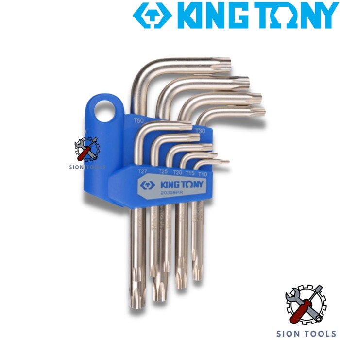 Bestseller King Tony Kunci L Bintang Set (Standard Type) 9 Pcs / Star L Wrench