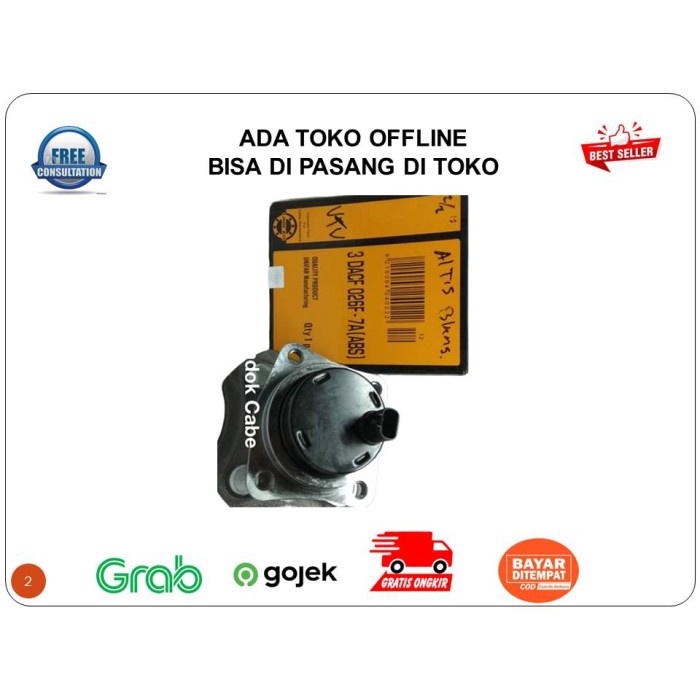 bearing belakang altis hub bearing belakang toyota altis asli unifar cikacika321