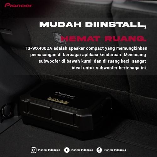 subwoofer active pioneer tswx 400 da 9 inch class d garansi resmi cikacika321